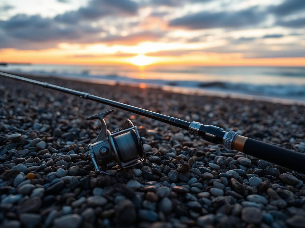 Beachcaster rod and reel